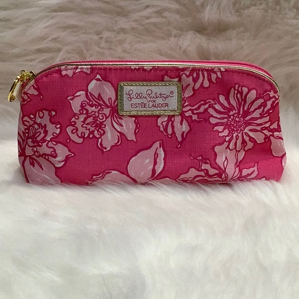 Lily Pulitzer/Estée Lauder Cosmetics bag